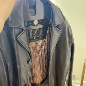 MarcNewYork Brown Leather Men's Jacket